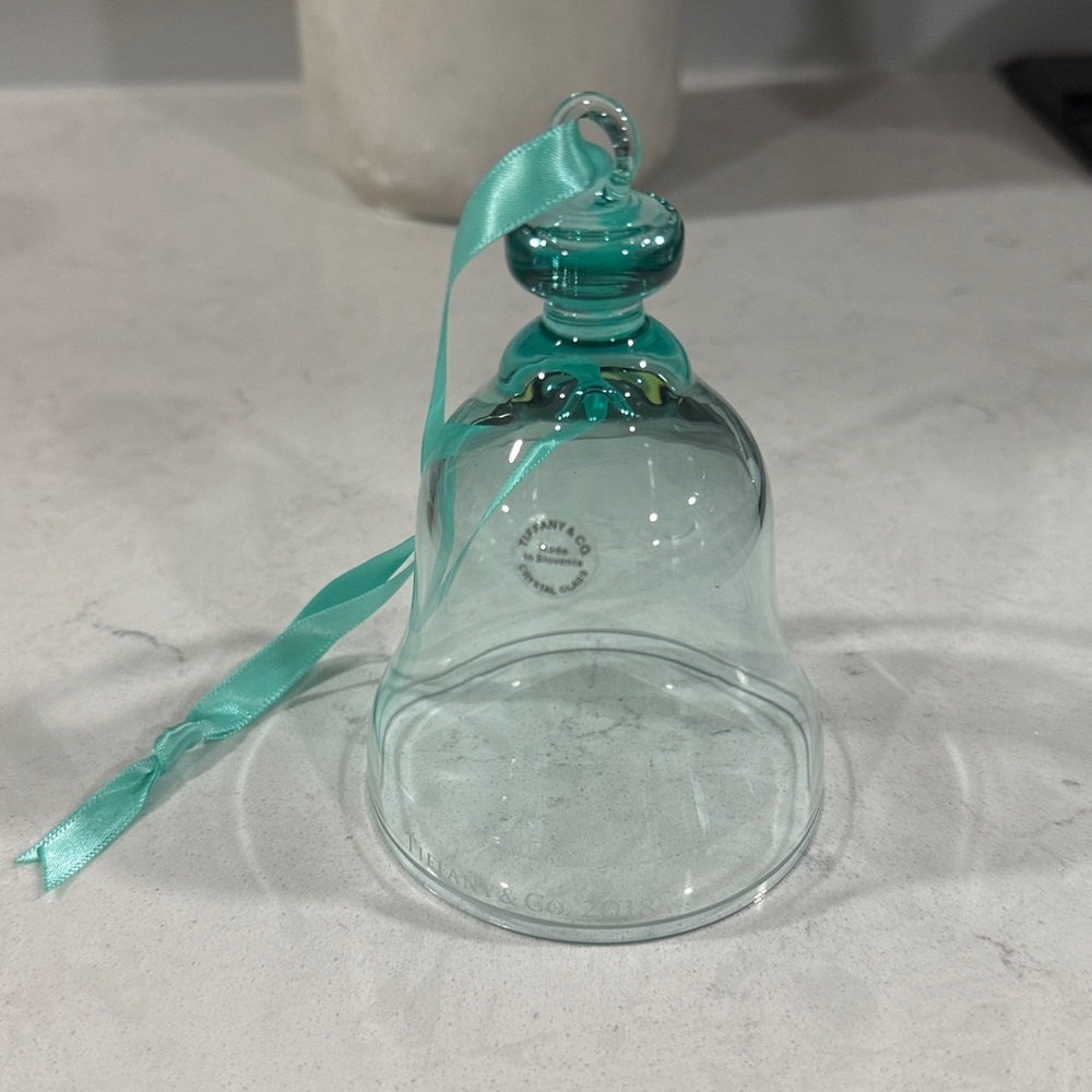 Tiffany & Co. Crystal Bell Ornament